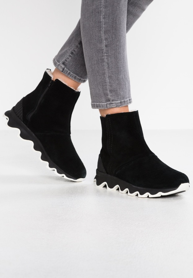 Sorel Polska Kinetyczne Krótkie Buty Zimowe Black/sea Salt