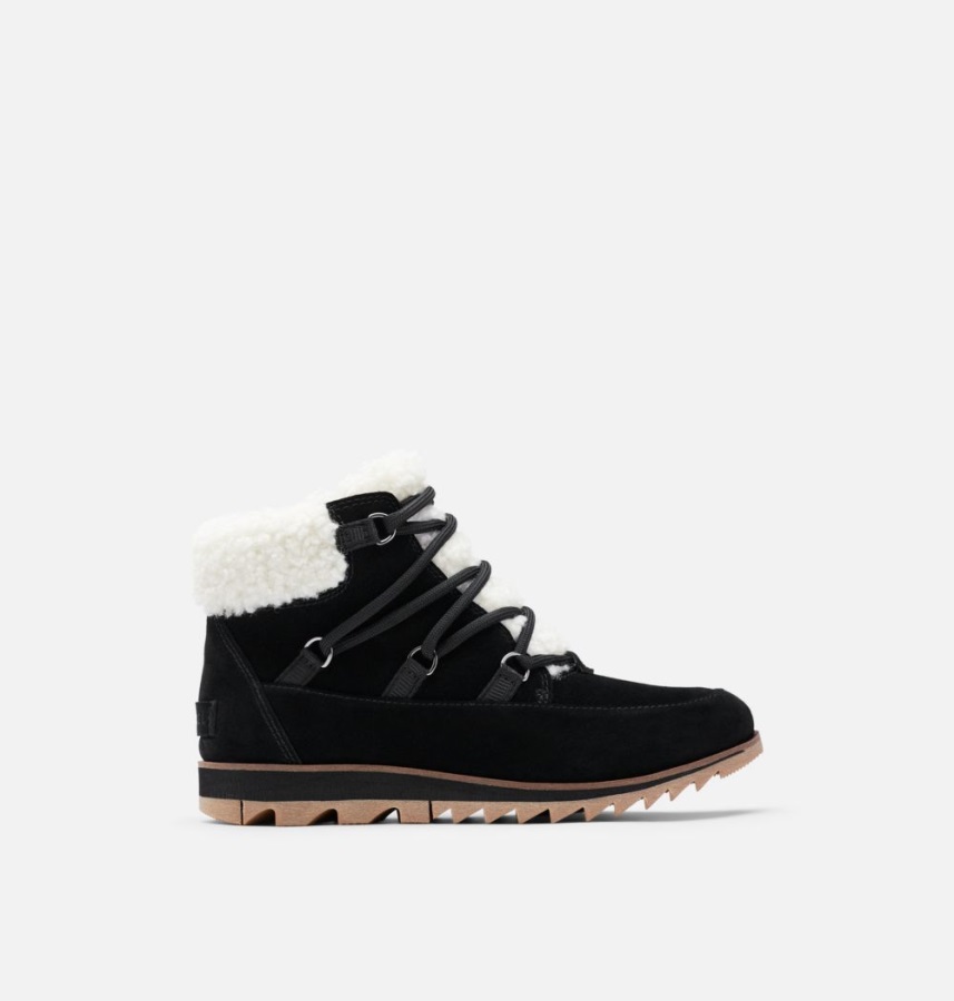 Black-gum 10 Harlow Koronkowe Przytulne Botki Damskie Sorel Polska