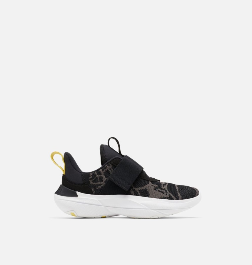 Black-jet Damskie Explorer Blitz Stride Strap Sneaker Sorel Polska