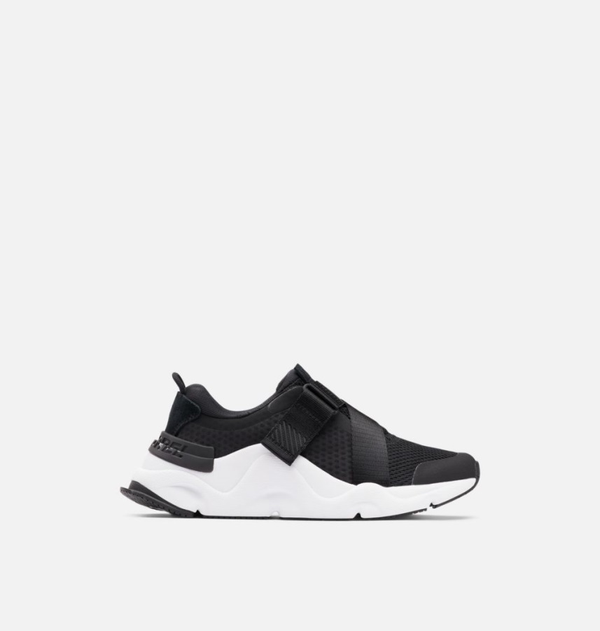 Czarno-białe Damskie Tenisówki Sorel Polska Kinetyczne Rnegd Strap