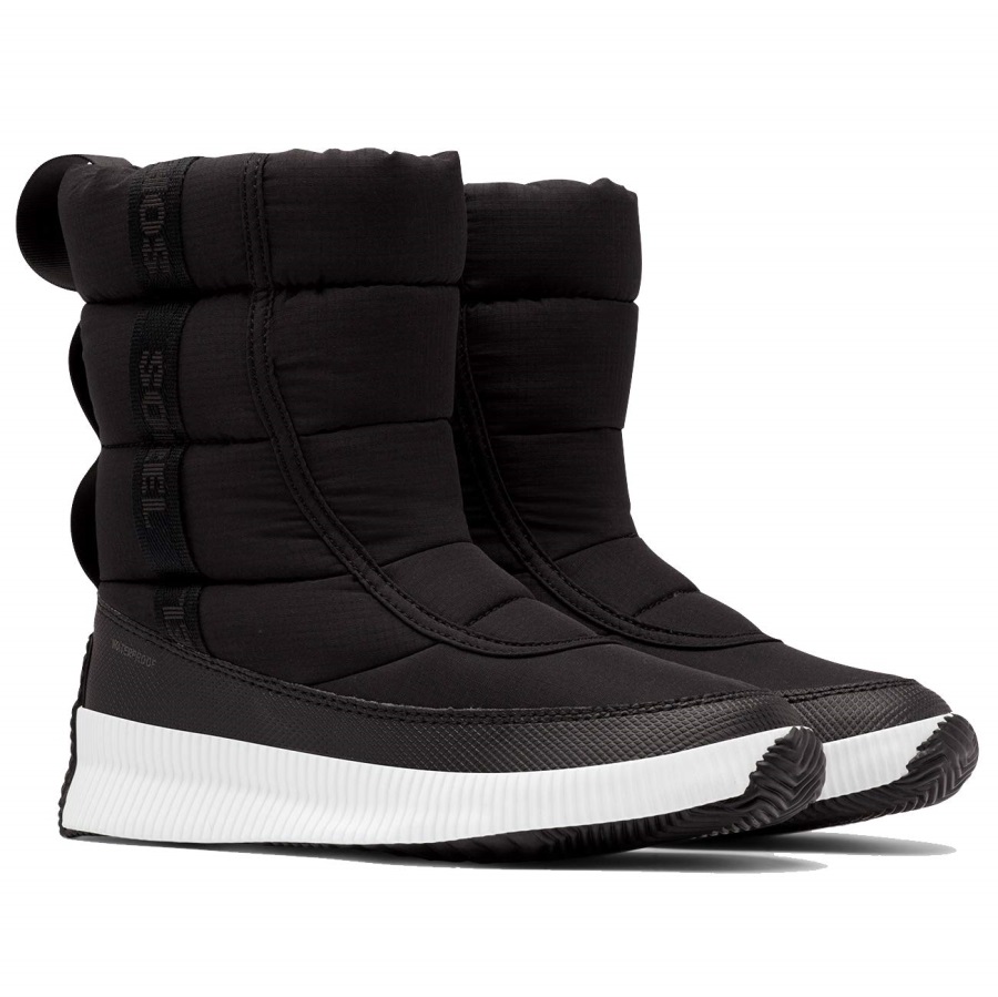 Czarne Botki Damskie O Puffy Mid Sorel Polska