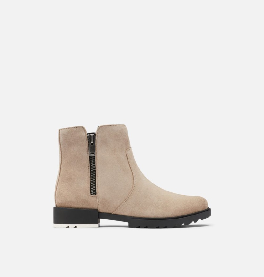 Omega Taupe-black Sorel Polska Damskie Buty Emelie Ii Na Suwak