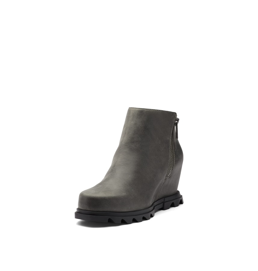 Omega Taupe-wet Sand Sorel Polska Damskie Buty Na Koturnie Joan Of Arctic Iii Zip Boot