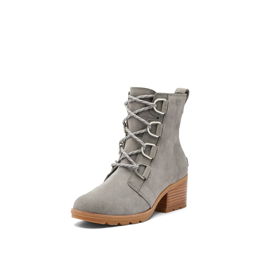 Quarry/black Sorel Polska Damska Koronkowa Bucika Cate