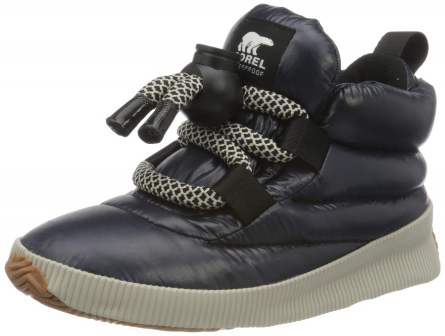 Sorel Polska Czarne Damskie Buty Zimowe Z Bufiastymi Koronkami