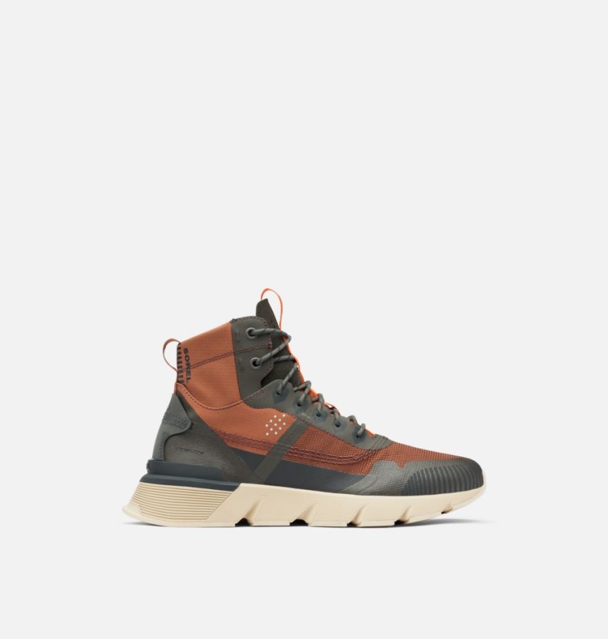 Sorel Polska Męskie Sneakersy Kinetic Rush Mid Dark Amber-buffalo