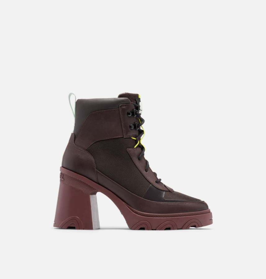 Sorel Polska Damskie Brex Pięty Koronkowe Botki New Cinder-sea Sprite