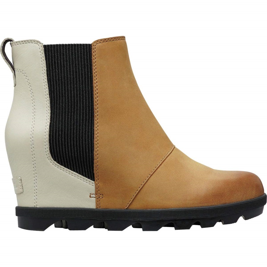 Sorel Polska Damskie Buty Na Koturnie Joan Of Arctic Ii Chelsea Boot Camel Brown