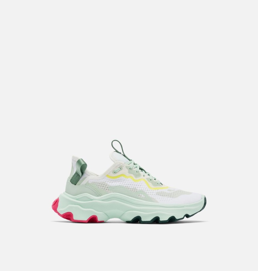 Sorel Polska Damskie Kinetic Breakthru Day Lace Sneaker Sea Salt-sea Sprite