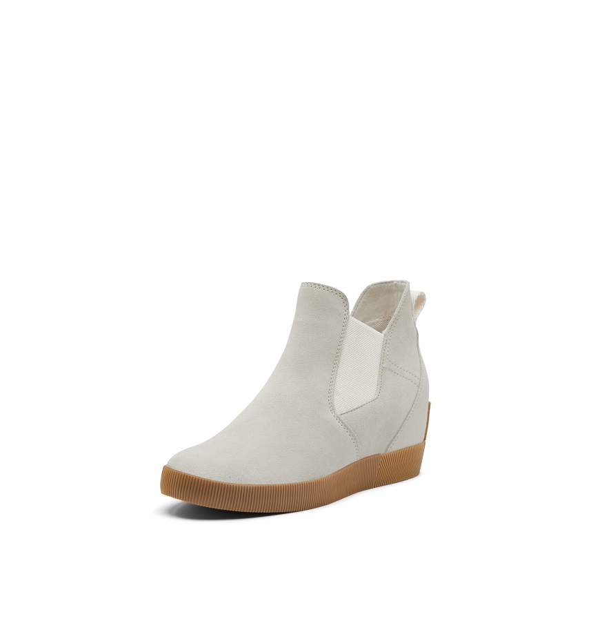Sorel Polska Damskie Out 'n O Wsuwane Koturny Ii Botki Chalk White
