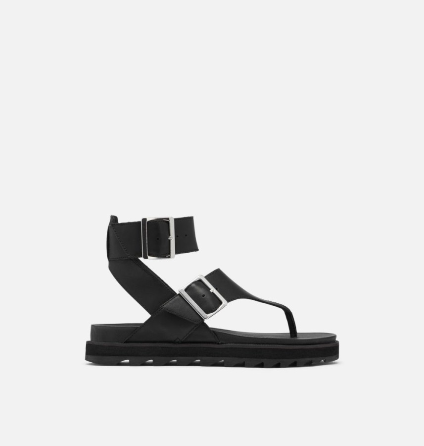 Sorel Polska Sandały Damskie Roaming T-strap Czarne