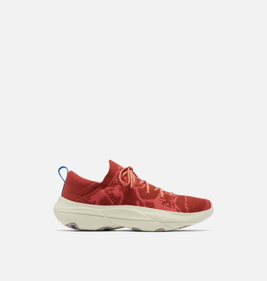 Warp Czerwono-kredowe Sorel Polska Damskie Explorer Blitz Stride Lace Sneaker