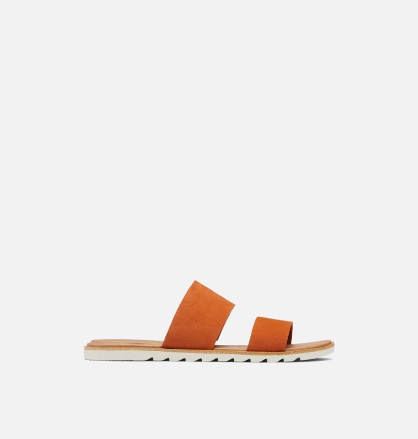 Sandały Damskie Ella Ii Slide Sorel Polska Desert Sun-kreda