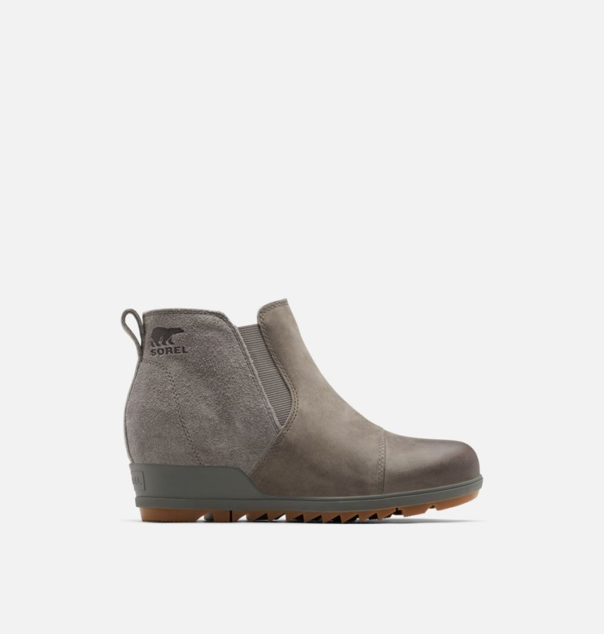 Damskie Evie Pull-on Botki Quarry-gum 2 Sorel Polska