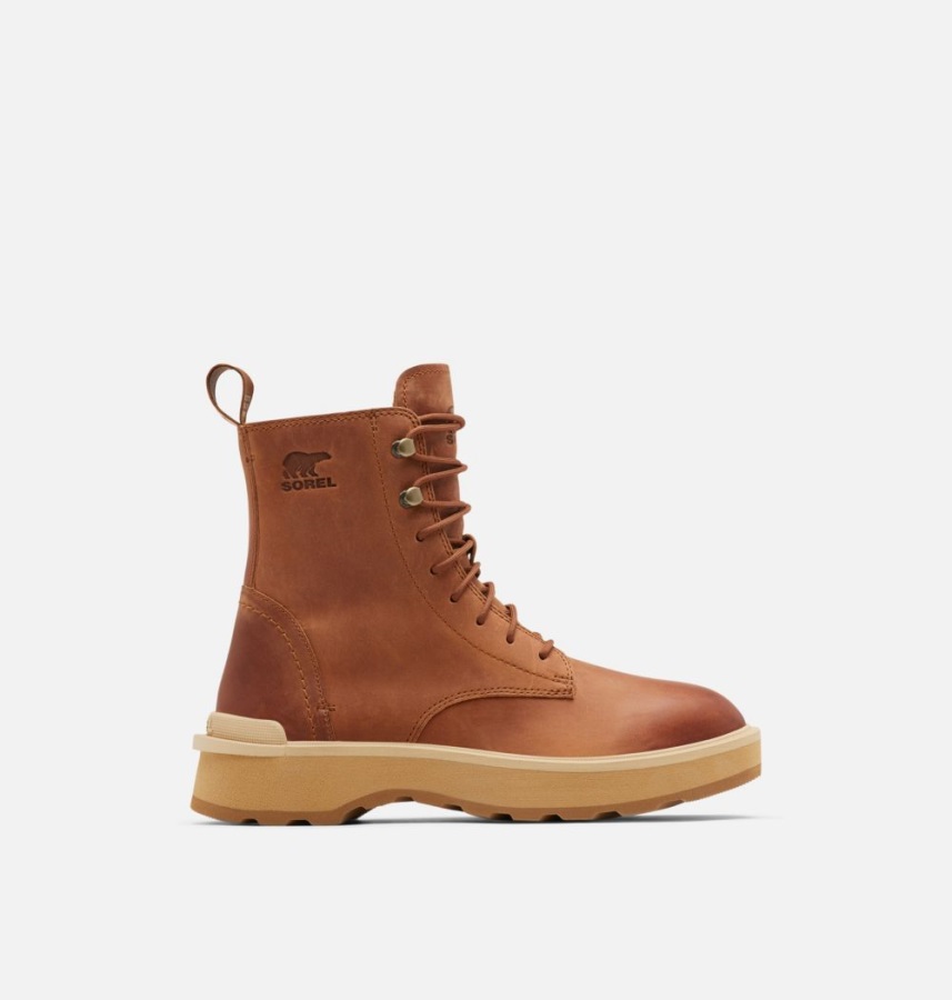 Botki Damskie Hi-line Sorel Polska Scorch-tawny Buff