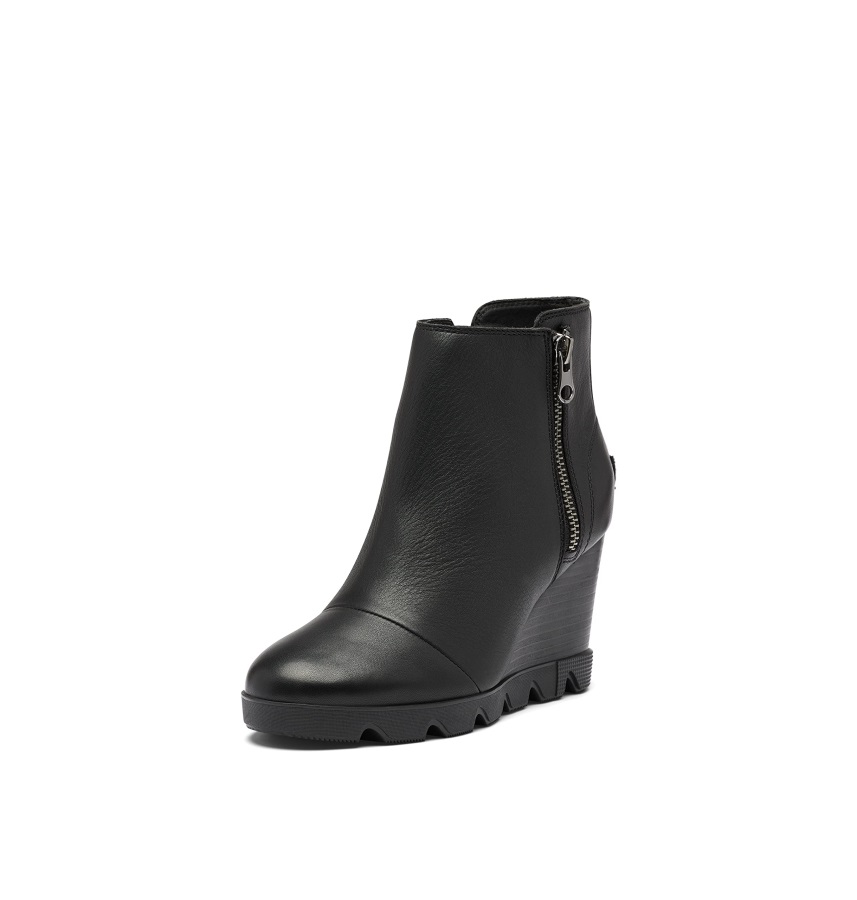 Buty Damskie Joan Uptown Zip Sorel Polska Quarry-black