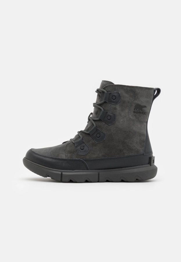 Sorel Polska Black/jet Explorer Boot Wp Sznurowane Botki
